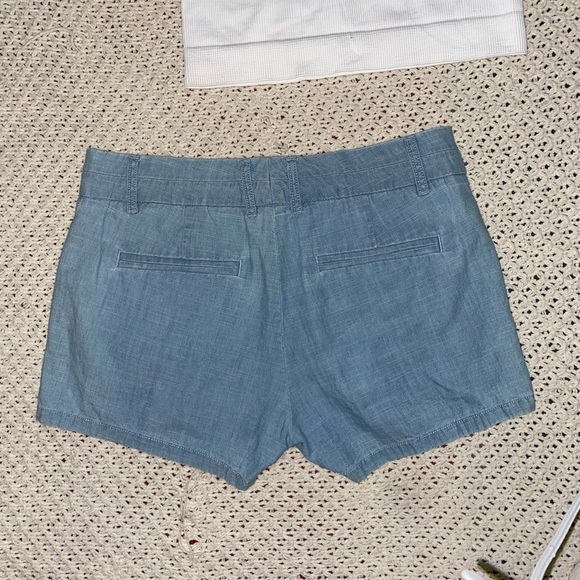 Cute Cropped J Crew Blue Shorts size 0 - Picture 5 of 6